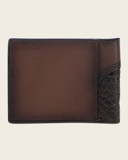 Cuadra Wallet Alligator Laser Brown DU718