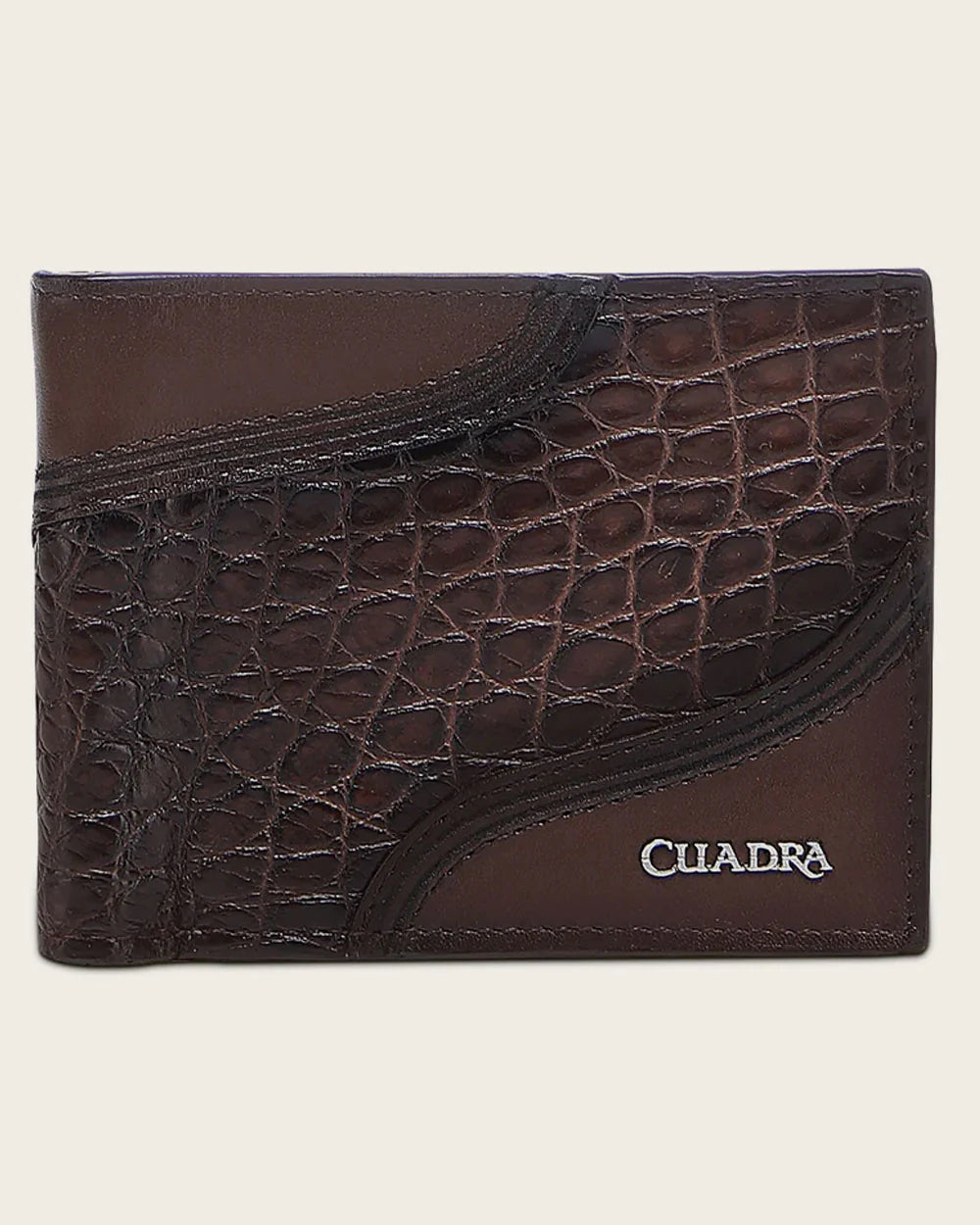 Cuadra Wallet Alligator Laser Brown DU718