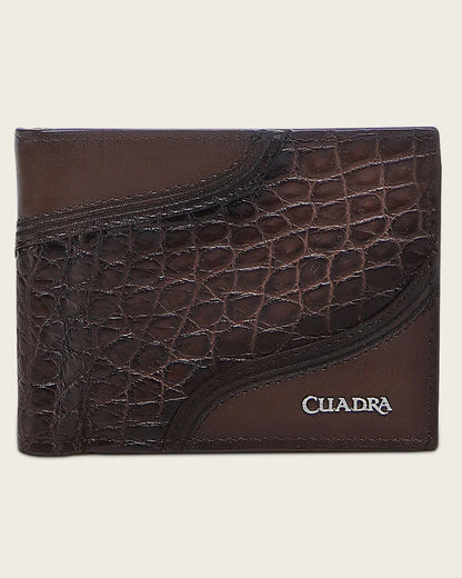 Cuadra Wallet Alligator Laser Brown DU718