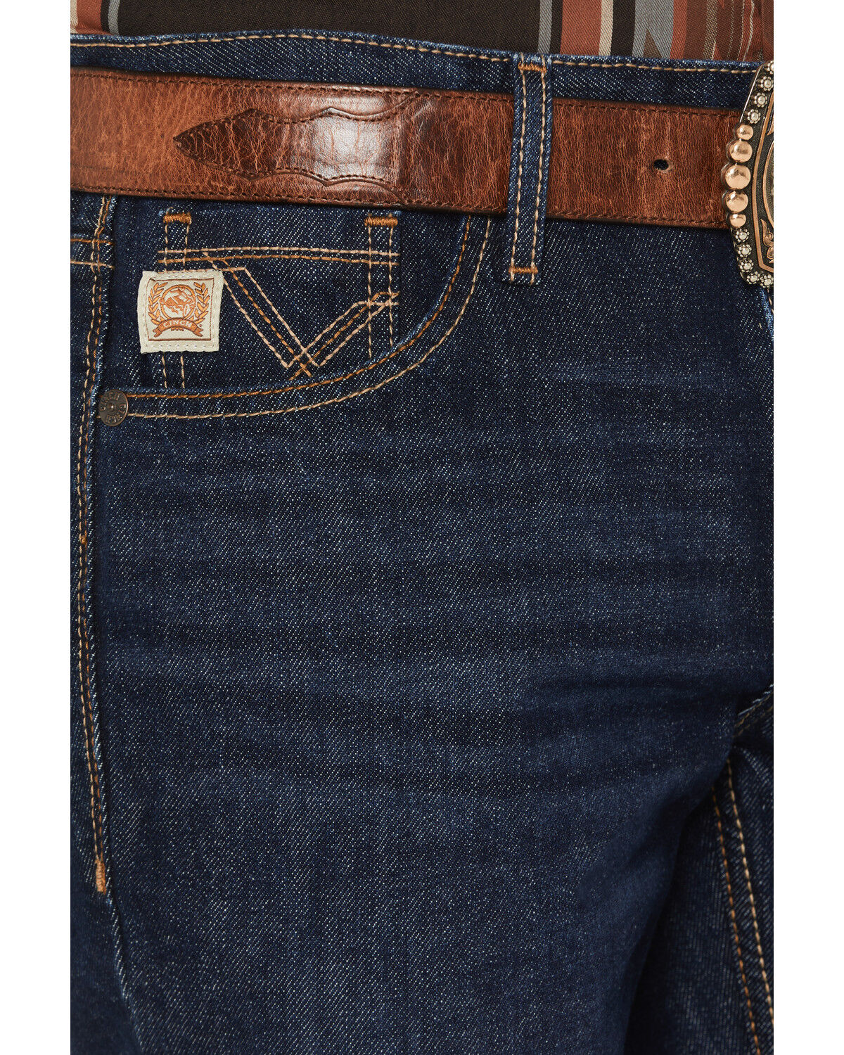 Cinch Men’s Ian Dark Wash Slim Bootcut Rigid Denim Jeans MB32336001