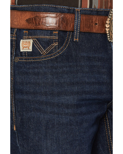 Cinch Men’s Ian Dark Wash Slim Bootcut Rigid Denim Jeans MB32336001