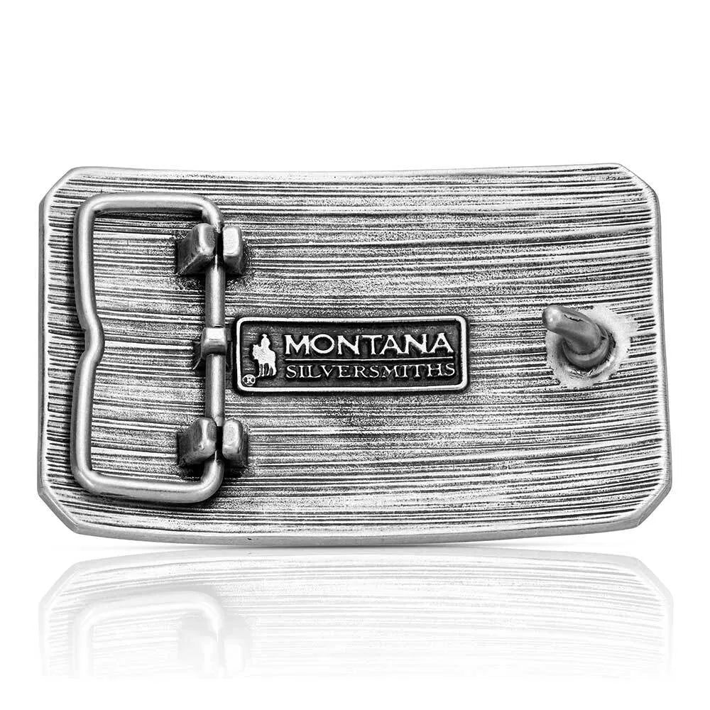 Montana Silversmiths American Cowboy Bull Rider Buckle A1075P