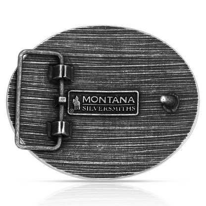 Montana Silversmiths Tri Color Rodeo Acc Buckle A1086P