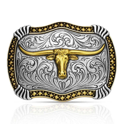 Montana Silversmiths Longhorn Legacy Buckle A1072P