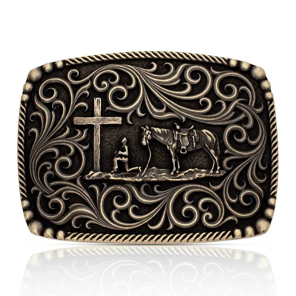 Montana Silversmiths Surrounded by Faith Buckle A1076C