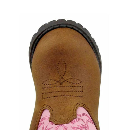3246T Toddler Smoky Mountain Western Boot Distressed Pink
