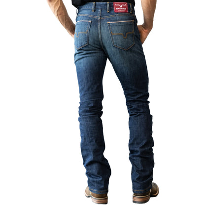 Kimes Ranch Men's Roger Low Rise Slim Fit Bootcut Jeans MJE0000009-BL001