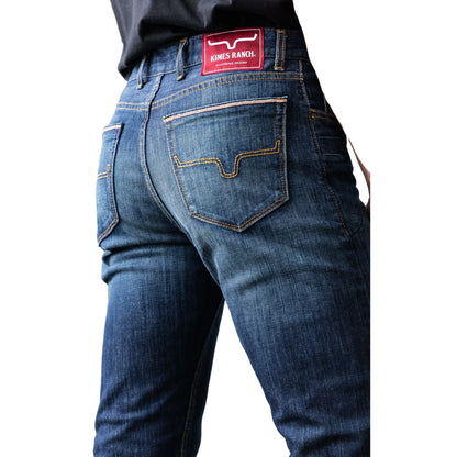 Kimes Ranch Men's Roger Low Rise Slim Fit Bootcut Jeans MJE0000009-BL001