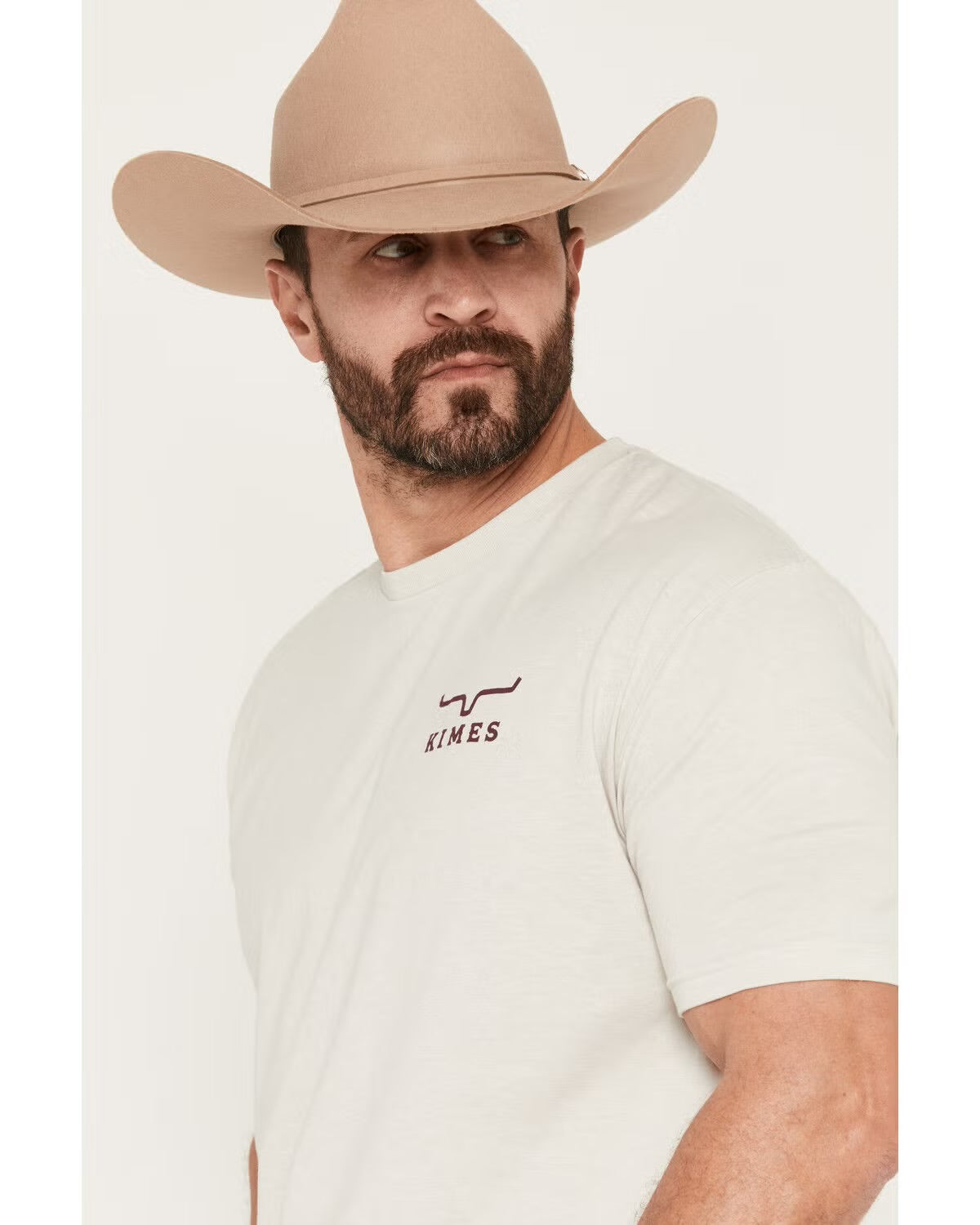 HEAVY TEXT KIMES NATURAL T SHIRT