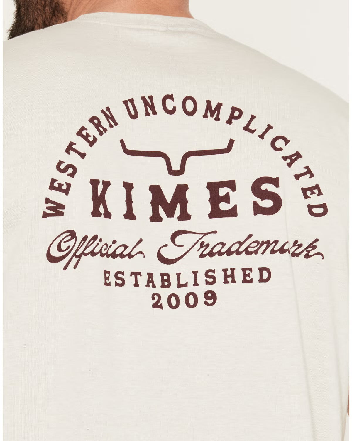 HEAVY TEXT KIMES NATURAL T SHIRT