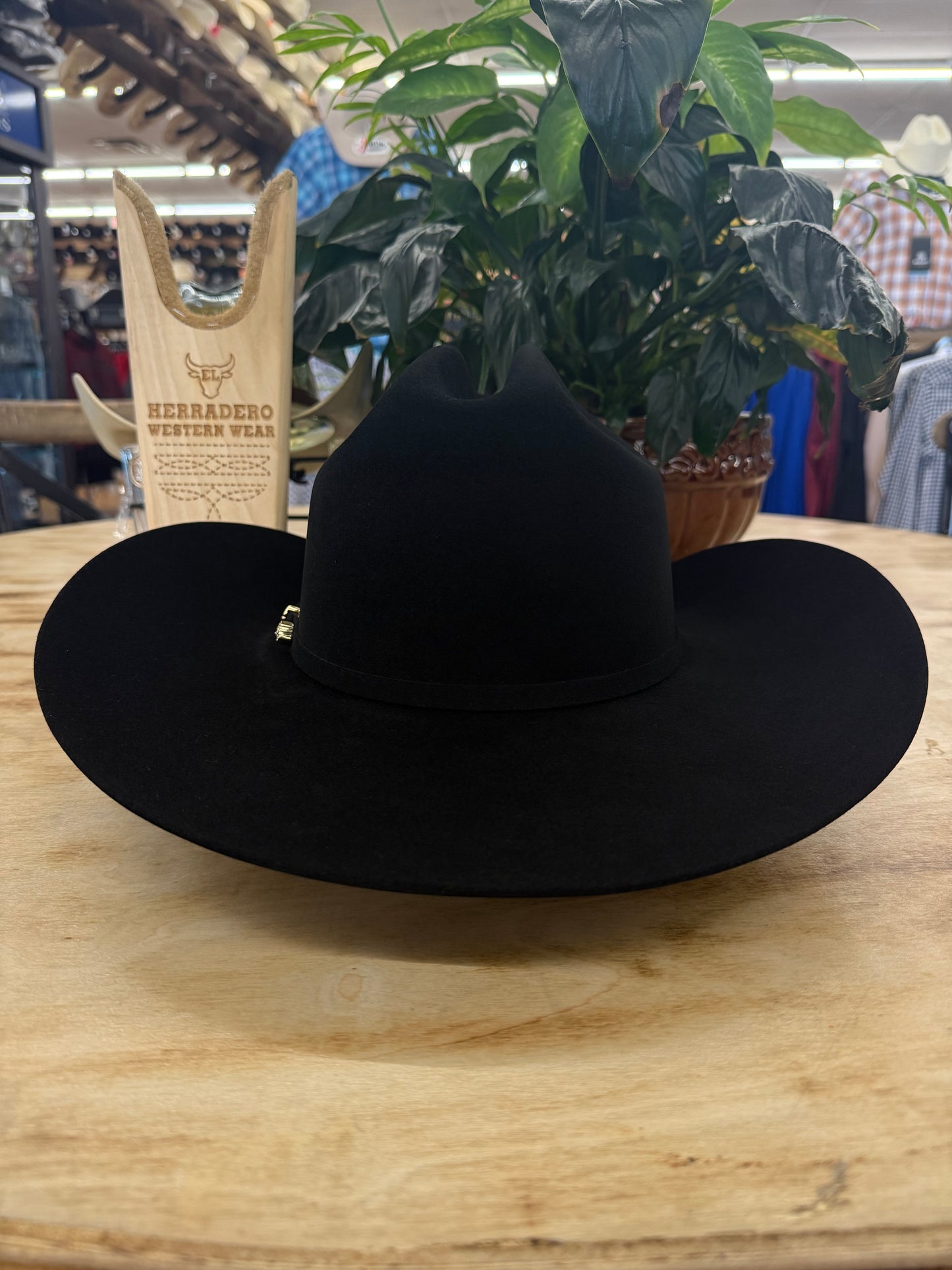 Rdr Marlboro 30X Black Felt Hat Brim 4” 30XM10