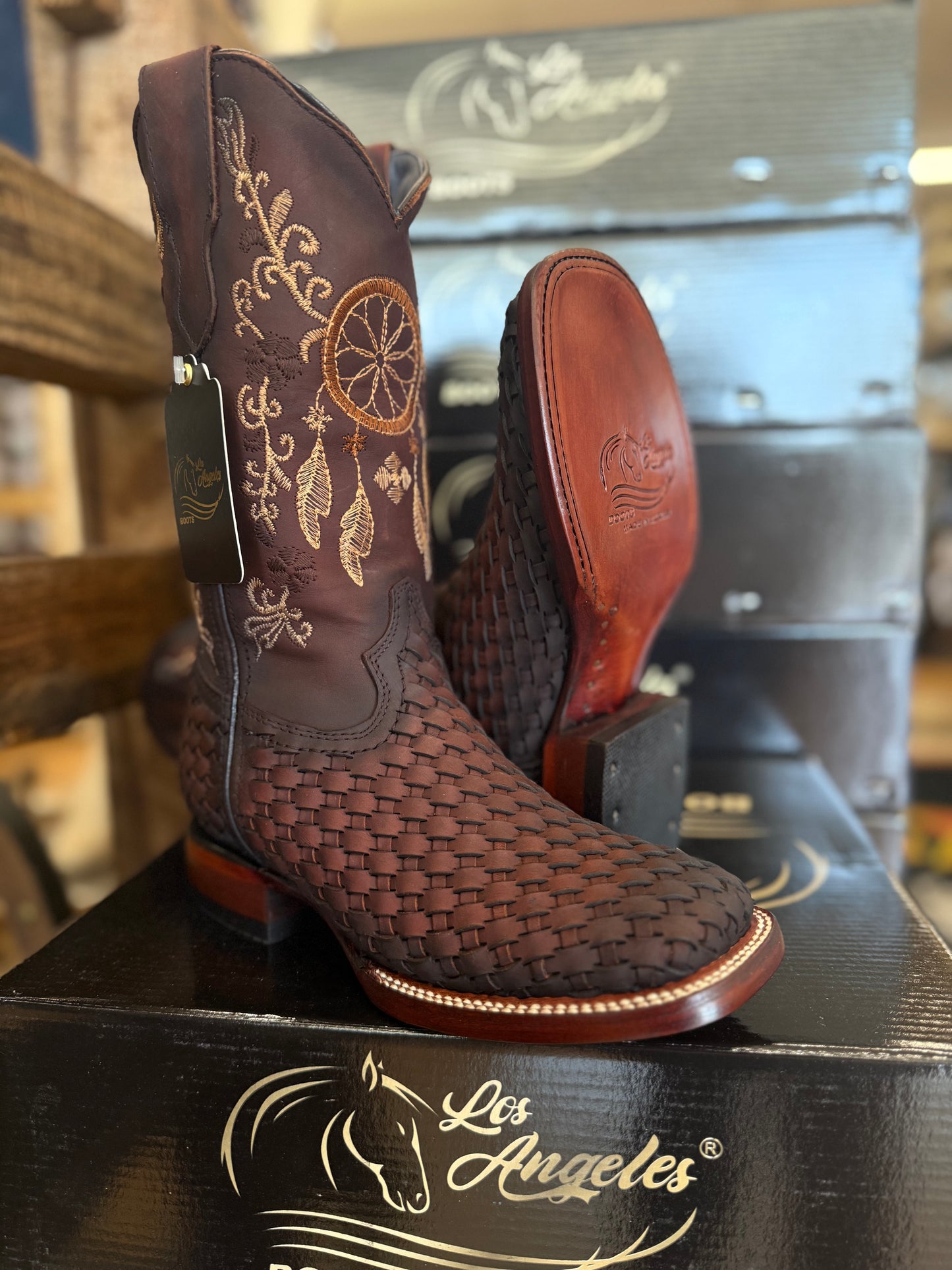 Los Angeles Boots Brandy Women’s  Crazy Petatillo 312806