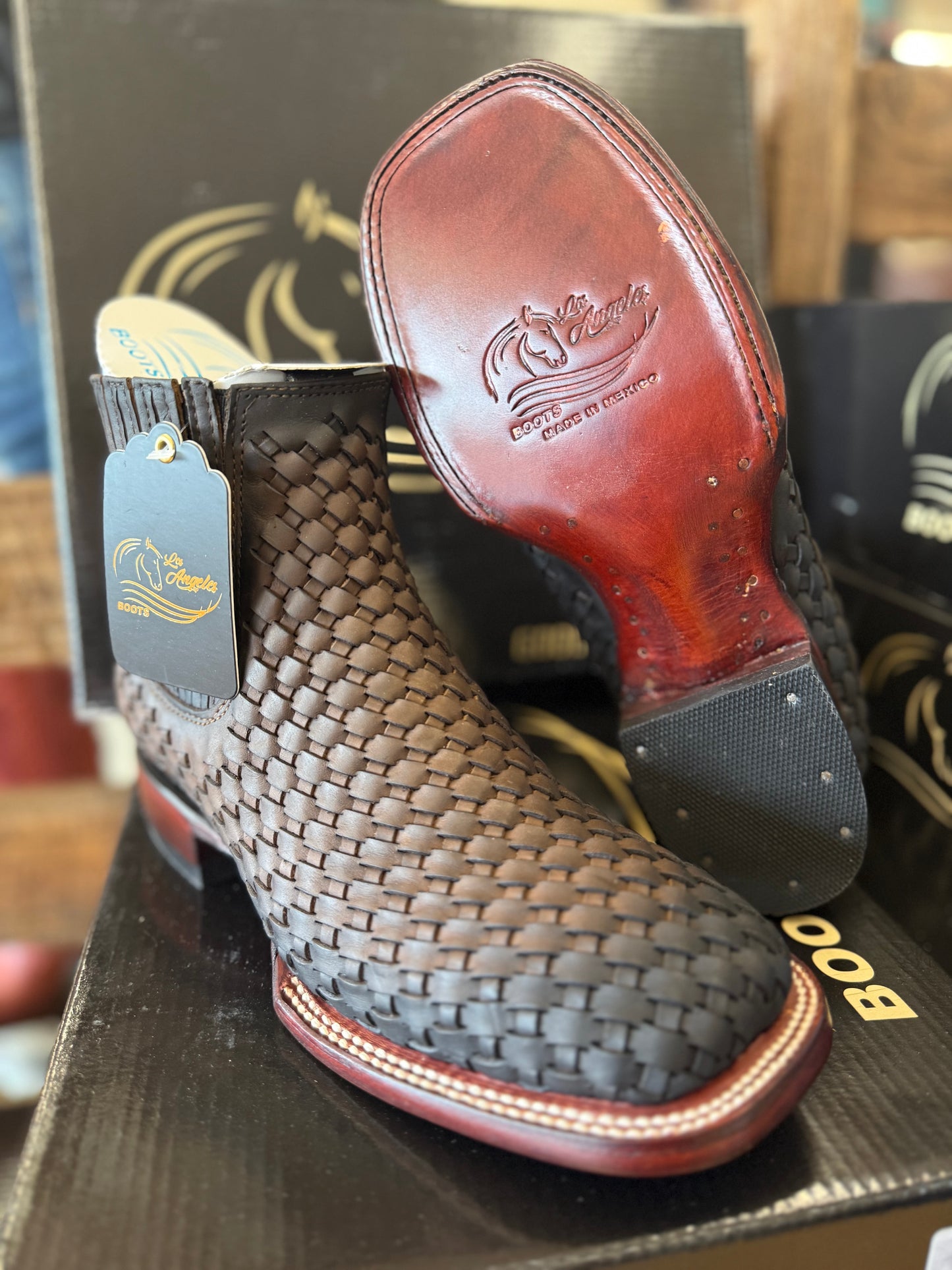 Los Angeles Boots Botin Crazy Petatillo Walnut 502840