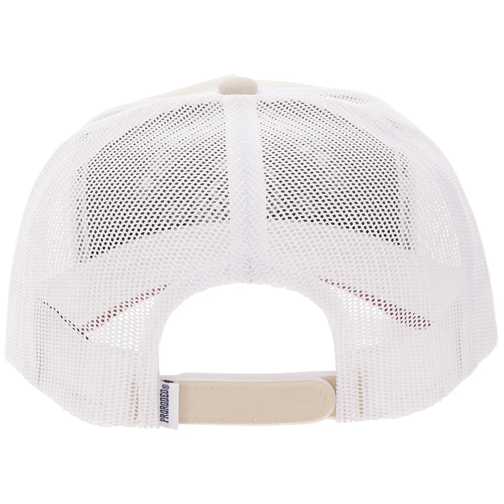 Hooey Prorodeo Hat Tan/White W/Blue Logo 2663T-TNWH