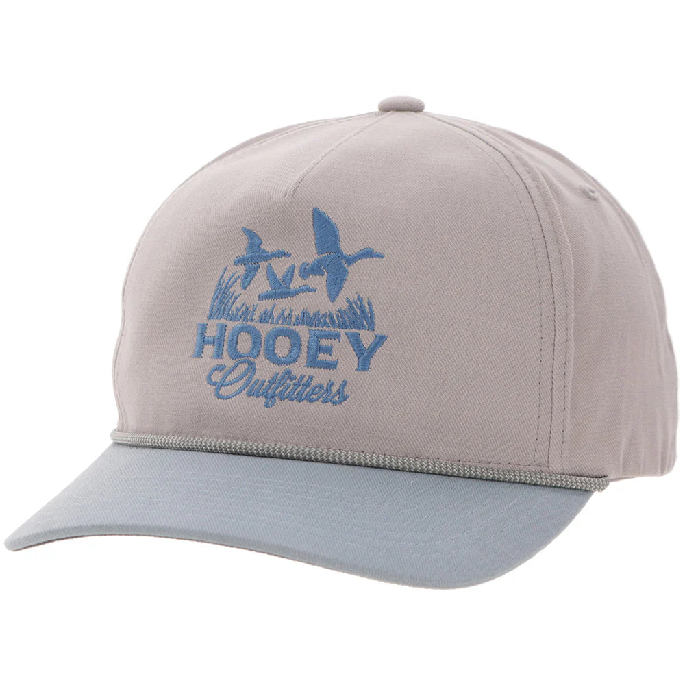 Hooey "Decoy" Hat Grey W/Light Blue Logo 6030T-GYBL