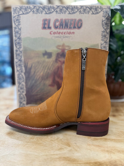 El Canelo Men’s Ikon Buck Topo Zip On The Sides Botin 00046MTTOPO