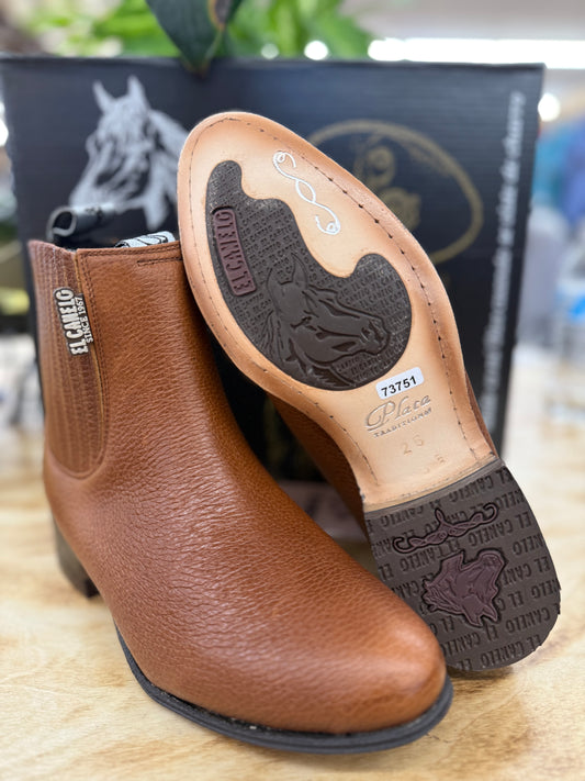 Canelo Men’s Charro Botin Atlas Tan Injerto 00001LITAN