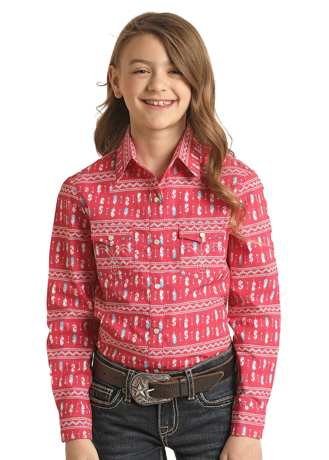 Girl's Panhandle Snap Front Shirt #WLGSOSR0N1