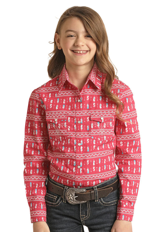 Girl's Panhandle Snap Front Shirt #WLGSOSR0N1