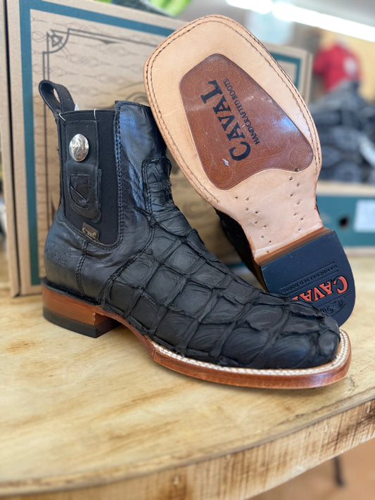 Caval Men’s Original Black Fish Botin 1010FISH