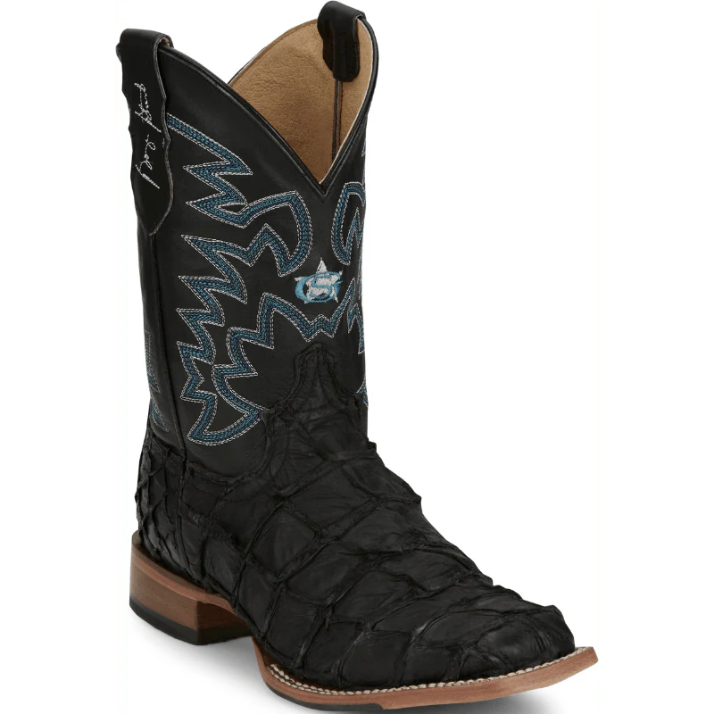 Justin Men’s Ocean Front Pirarucu Square Toe Western Boots GR5708