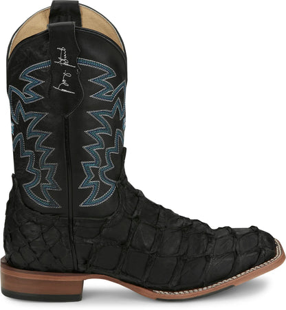 Justin Men’s Ocean Front Pirarucu Square Toe Western Boots GR5708