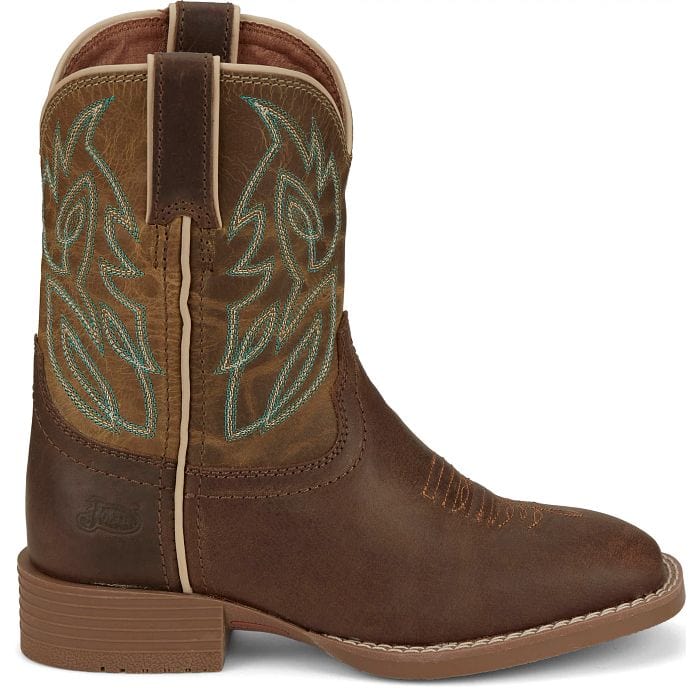 Justin Kid's Brown Canter Junior Western Boots JK7515