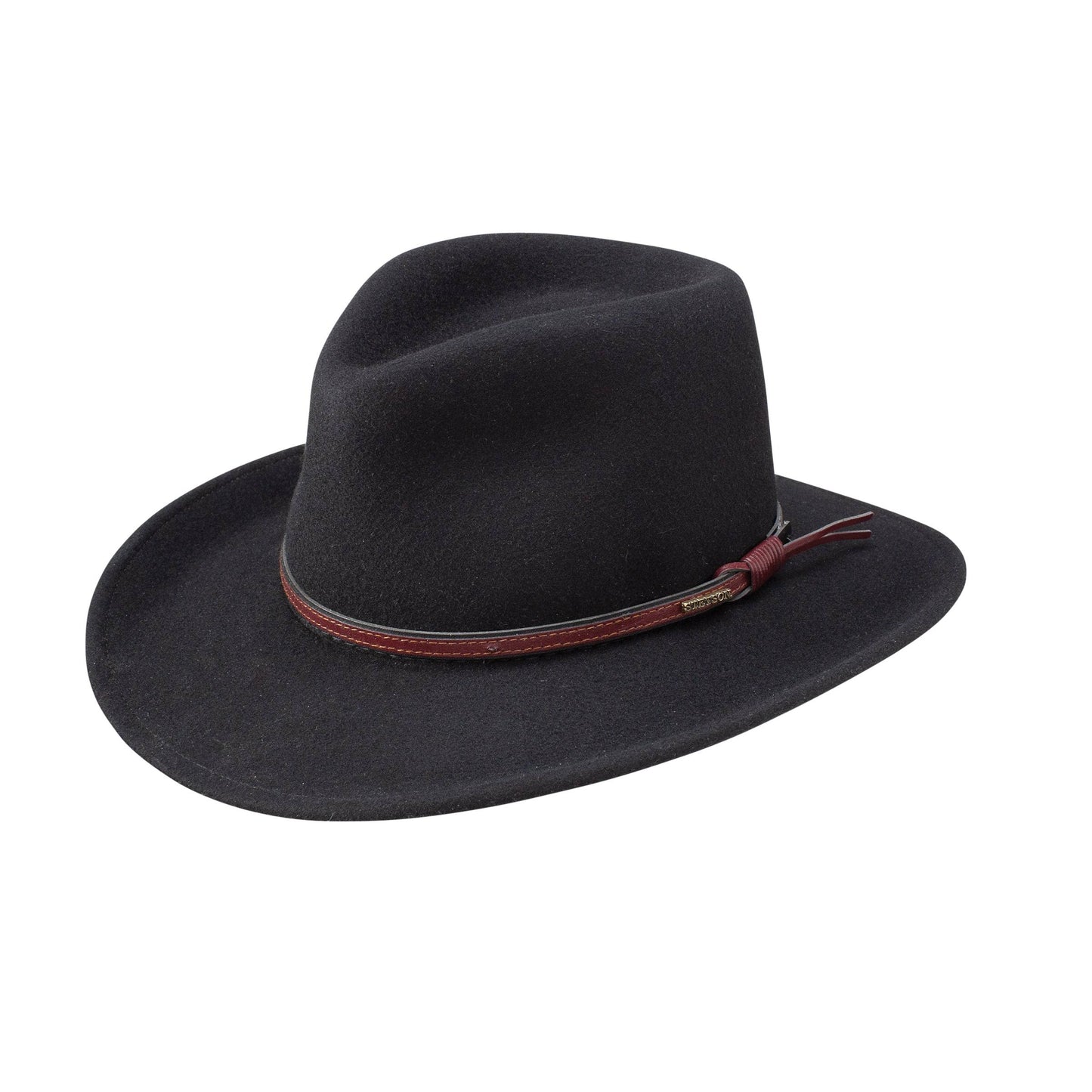 Stetson Mens Bozeman Crushable Black Outdoor Hat TWBOZE-8130-07