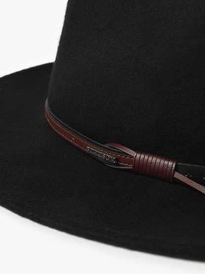 Stetson Mens Bozeman Crushable Black Outdoor Hat TWBOZE-8130-07