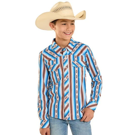 Rock&Roll Boy’s LS Shirt Printed Serape BBN2S08391