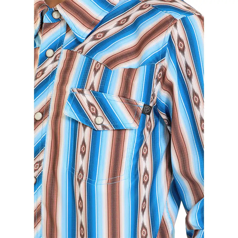 Rock&Roll Boy’s LS Shirt Printed Serape BBN2S08391