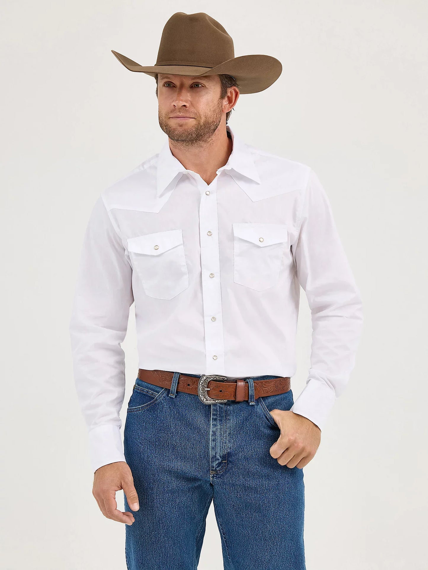 Men's Wrangler Authentic Sport Western Snap Front Shirt