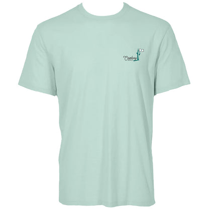 HOOEY "HOOEY HILLS" AQUA COWBOY GOLF T-SHIRT