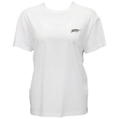 HOOEY LADIES "CONCHO" T-SHIRT CREAM W/TAN & BROWN LOGO
