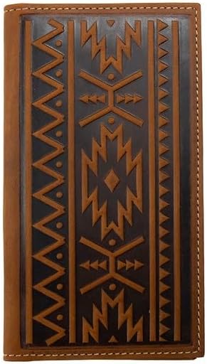 Nocona Belt Co. Men's Southwest Embossed Leather Rodeo Wallet