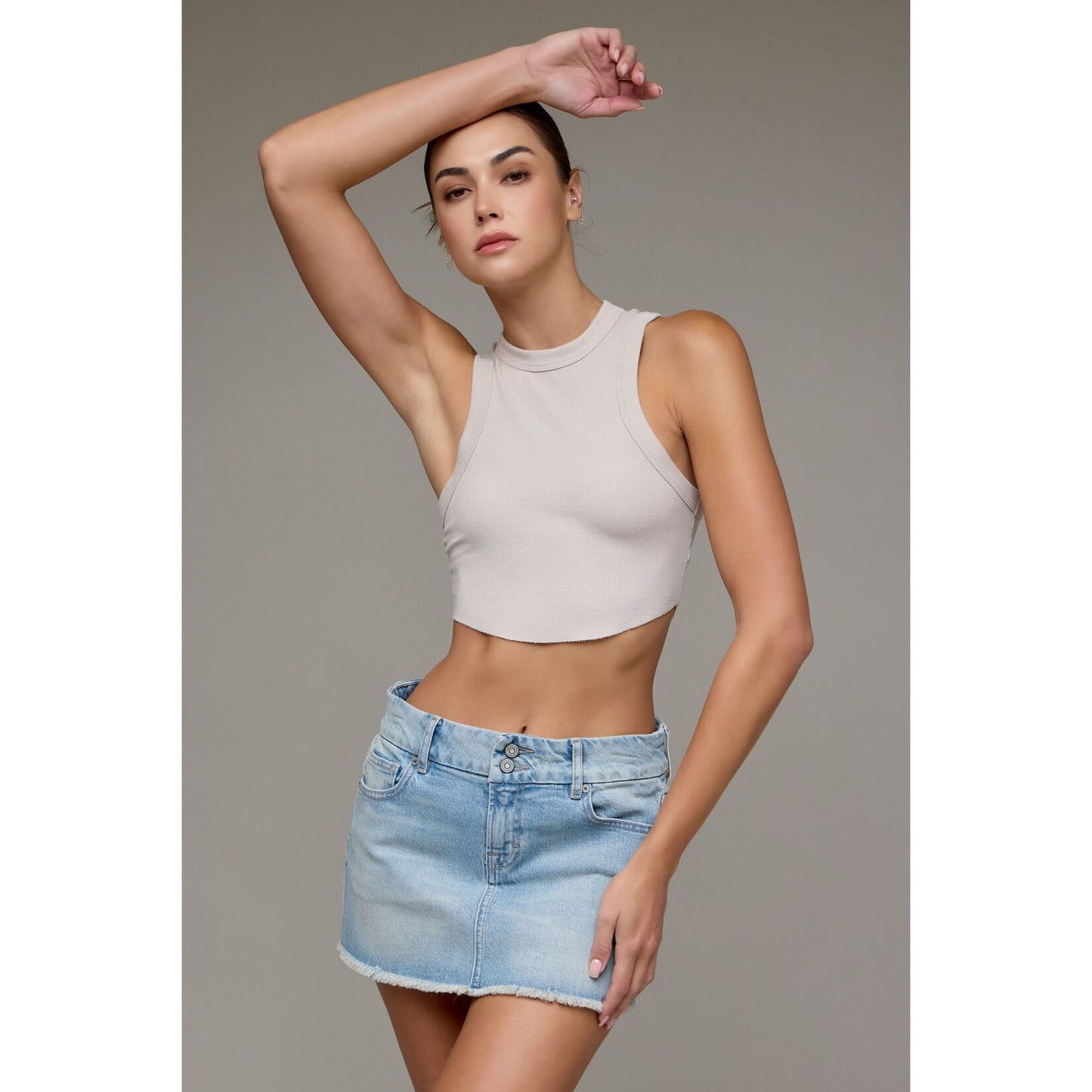 Hidden Women’s Peyton Light Wash Micro Mini Skirt HD5204