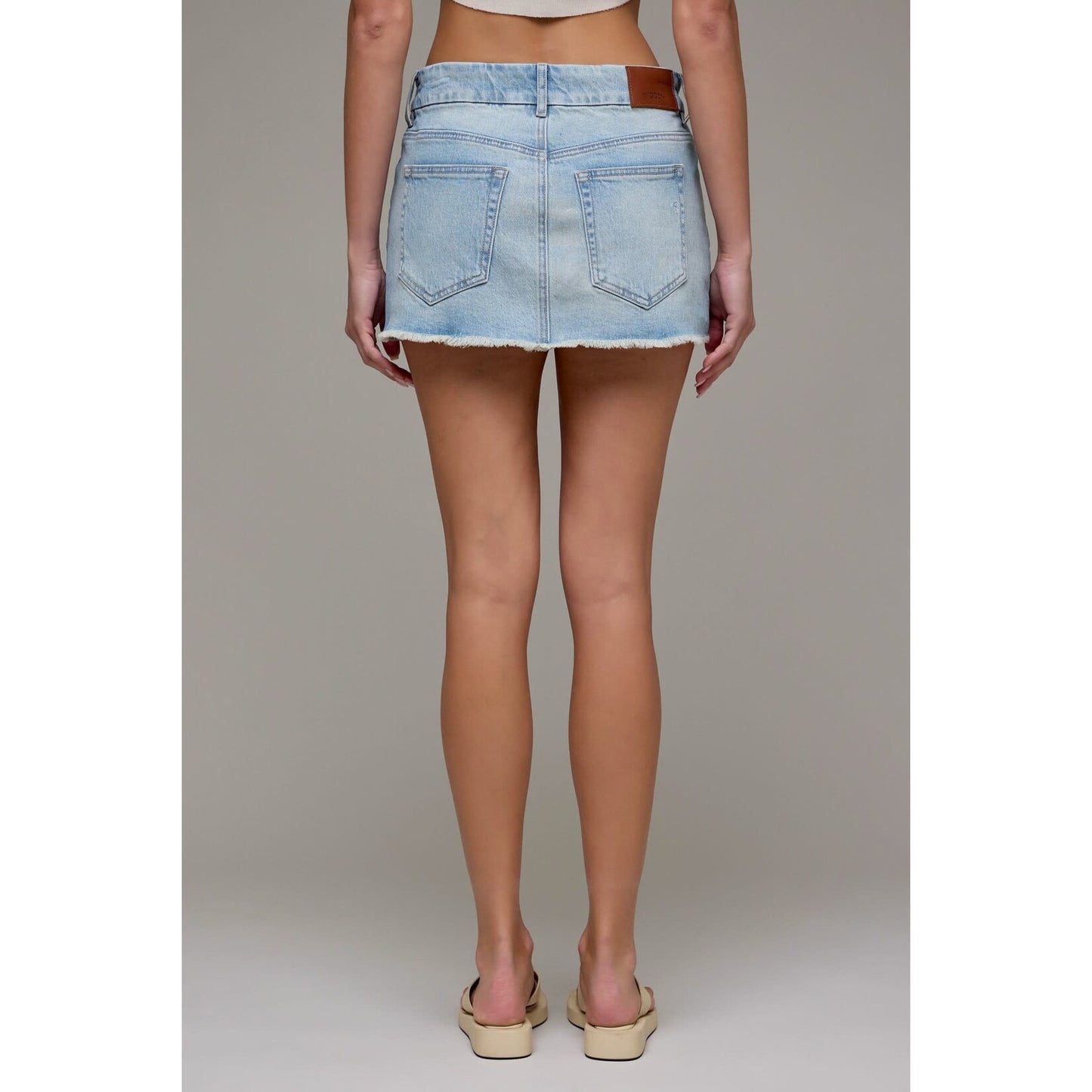 Hidden Women’s Peyton Light Wash Micro Mini Skirt HD5204