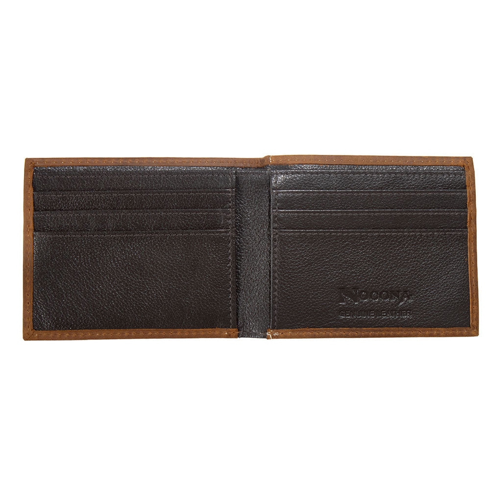 Nocona Brown Southwest Embossed Bifold Wallet N500049344
