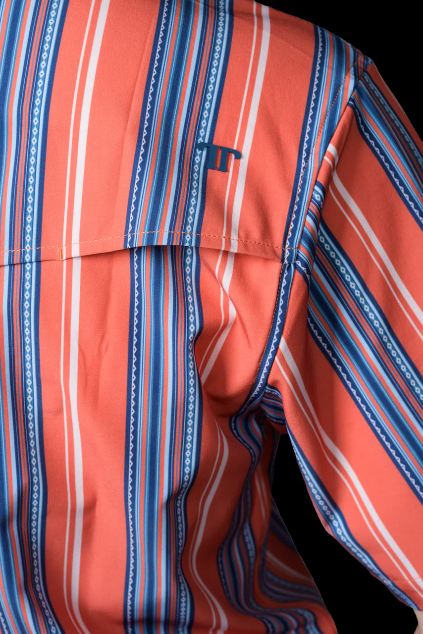 Ferrel Men’s The James Salmon Stripe  Shirt FPS1026042