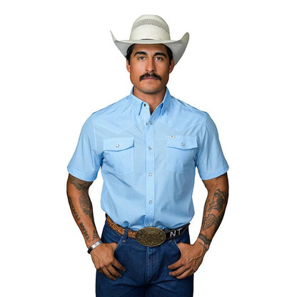 Ferrel The Carson In Light Blue SS Snap FPS1026069