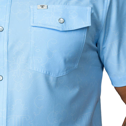 Ferrel The Carson In Light Blue SS Snap FPS1026069