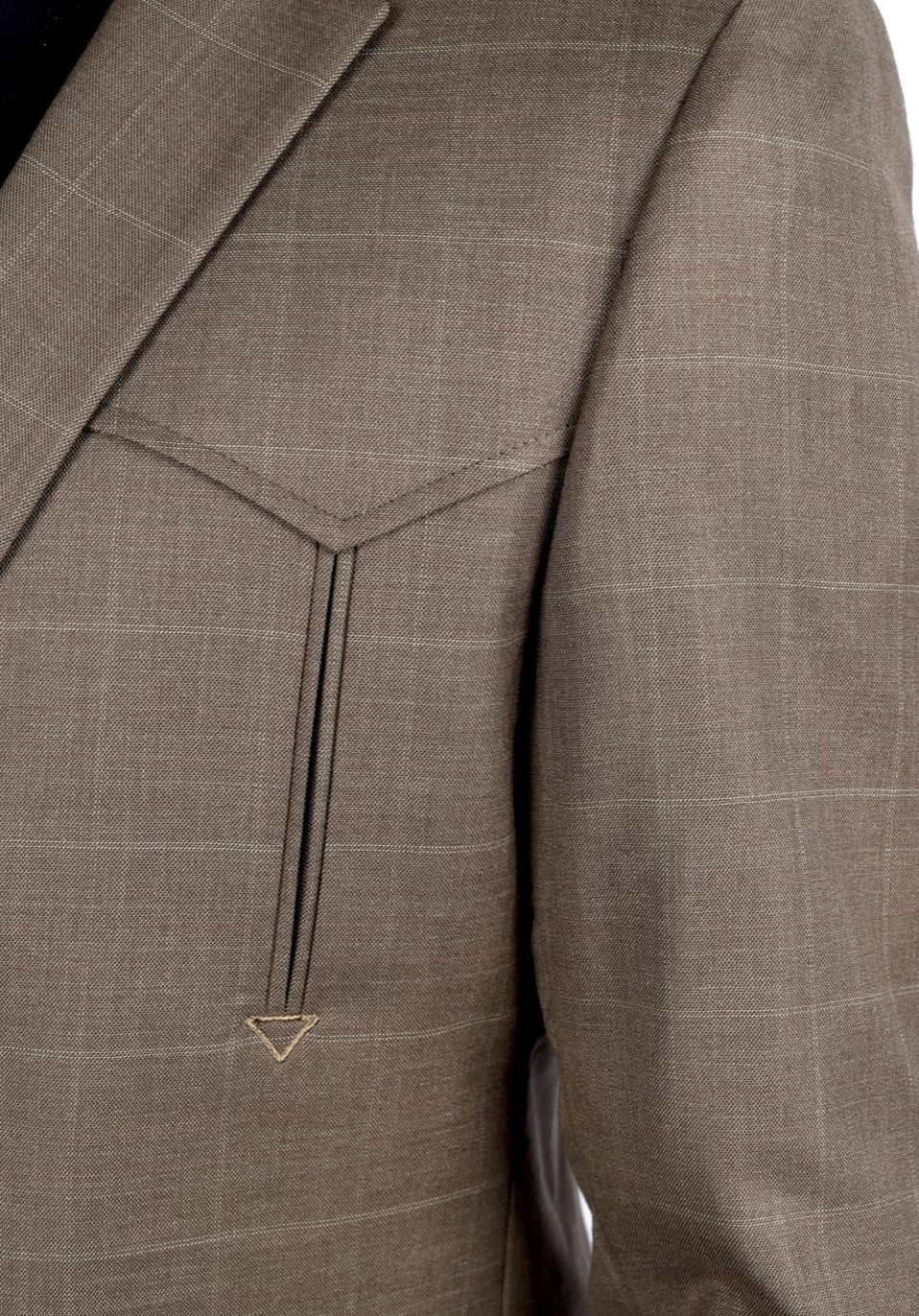 Platini Men’s blazer Light Brown Plaid BLZ10123
