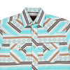 Rock & Roll boys Stripe printed Teal Shirt BBN3S08654