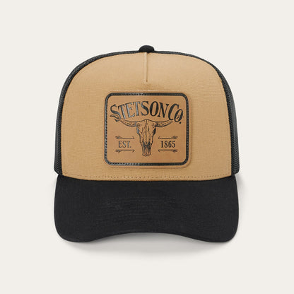 Stetson Longhorn Patch trucker Hat ST0403