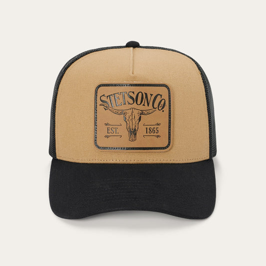 Stetson Longhorn Patch trucker Hat ST0403