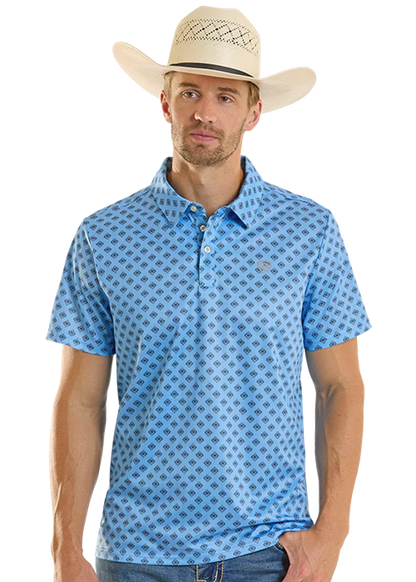 Rock&Roll Mini Aztec Geo Printed Polo BM51T08710