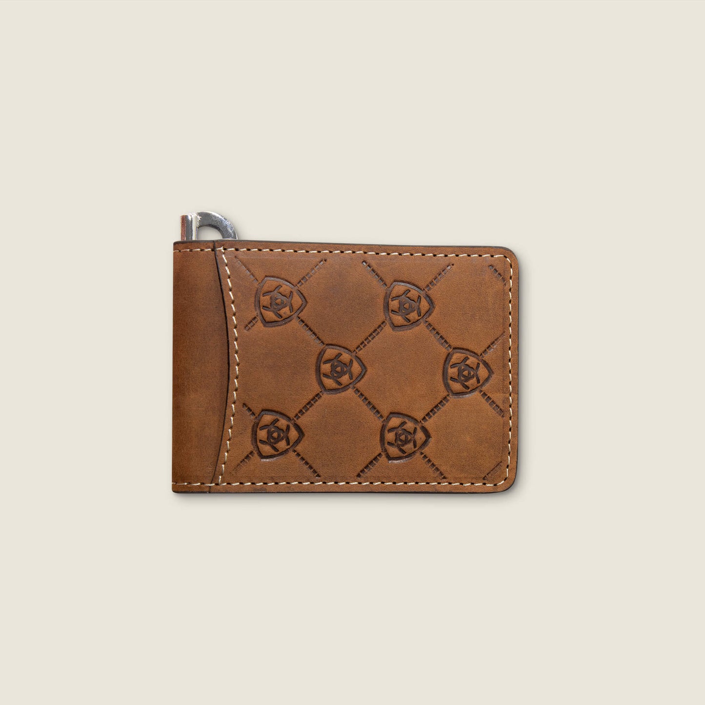 Ariat Men’s Logo Print Money Clip Wallet A3565844