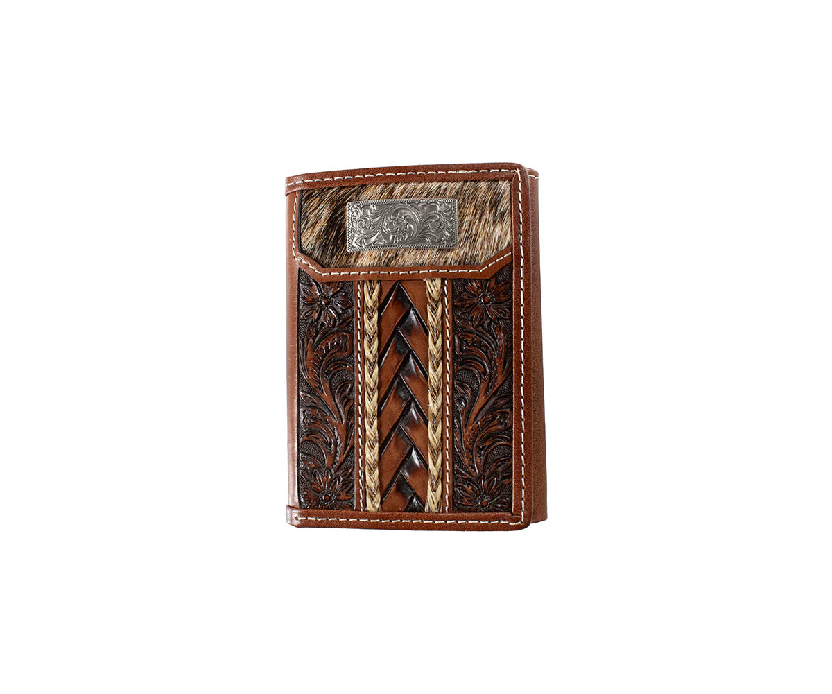 3D Men’s Horsehair trifold Wallet D250018302
