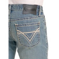 Rock & Roll Denim Men’s Large V Revolver Western Jeans BM1RD09954