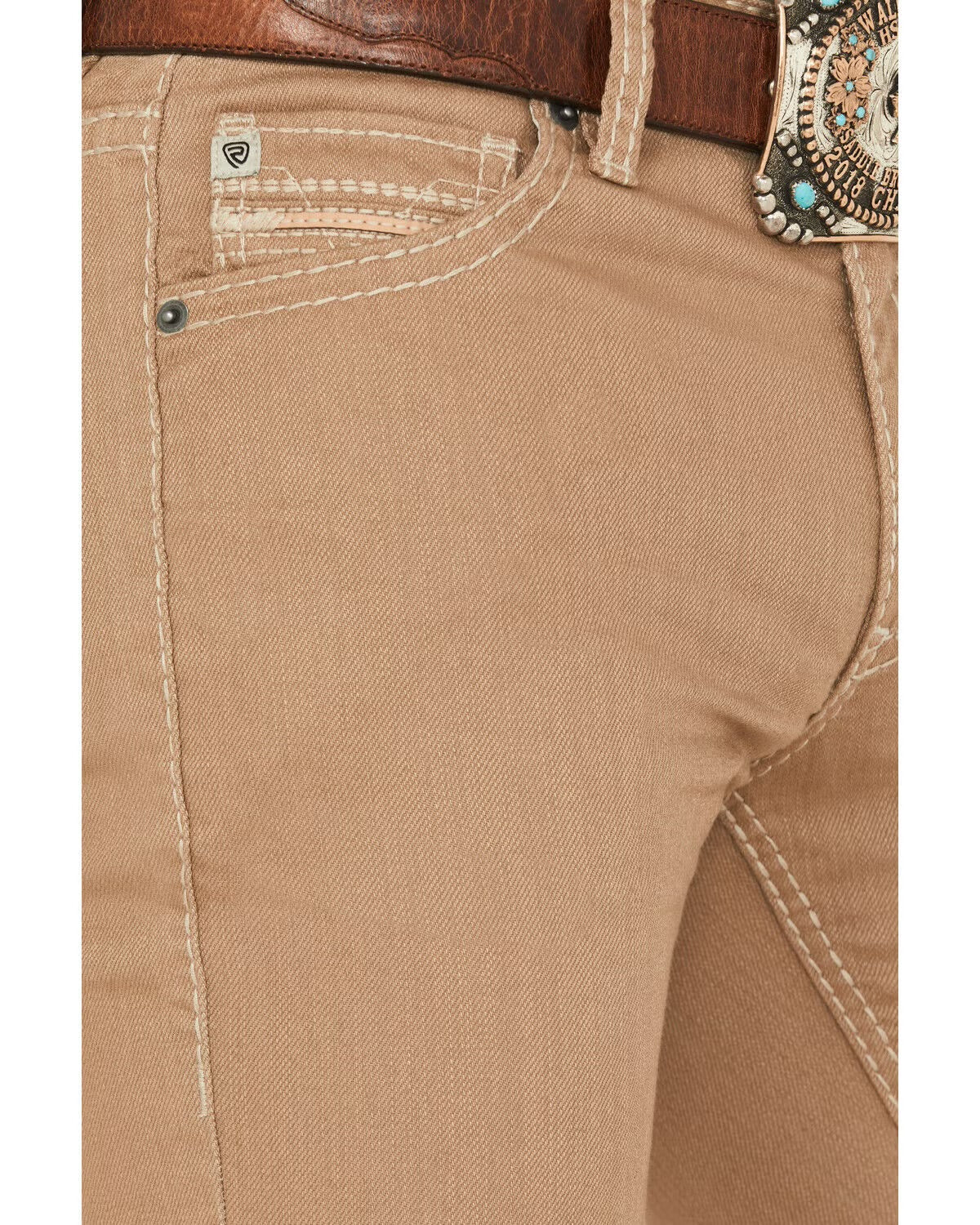 Rock & Roll Denim Men’s Revolver Slim Straight reflex Khaki Jeans BM1RD06141